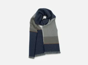 Navy Bahana Lambswool Scarf