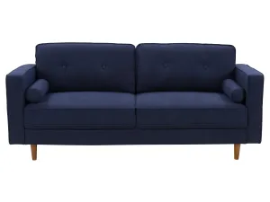 Navy Blue 3 Seater Sofa