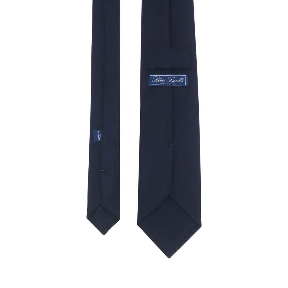 Navy Blue Cashmere Tie