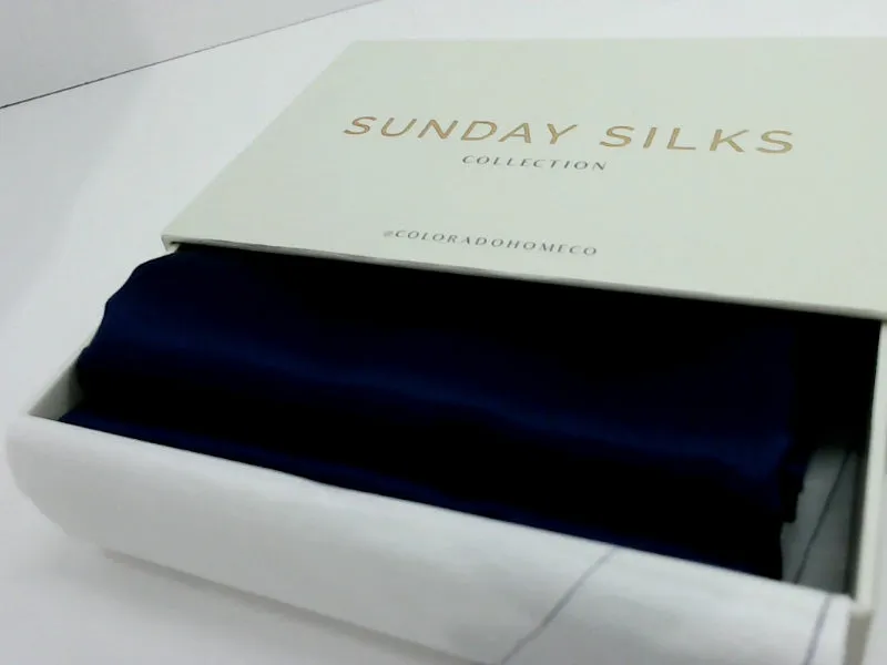 Navy Blue King Pillowcase - Luxury Silk 20x36