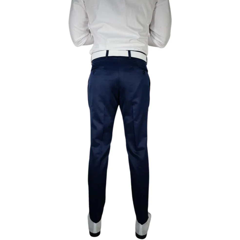 Navy Blue Lucentezza Trousers