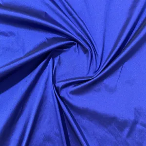 Navy Blue Solid Silk Taffeta Fabric