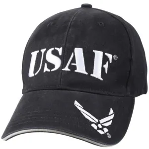 Navy Blue - Vintage Low Profile USAF Adjustabe Baseball Cap