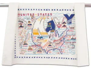 NAVY DISH TOWEL BY CATSTUDIO