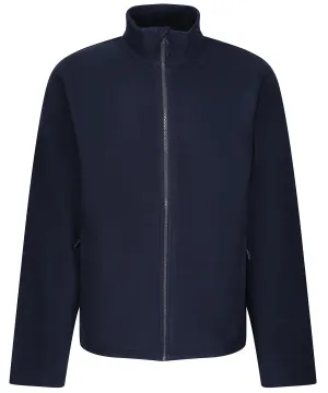 Navy - Honestly made recycled full zip microfleece