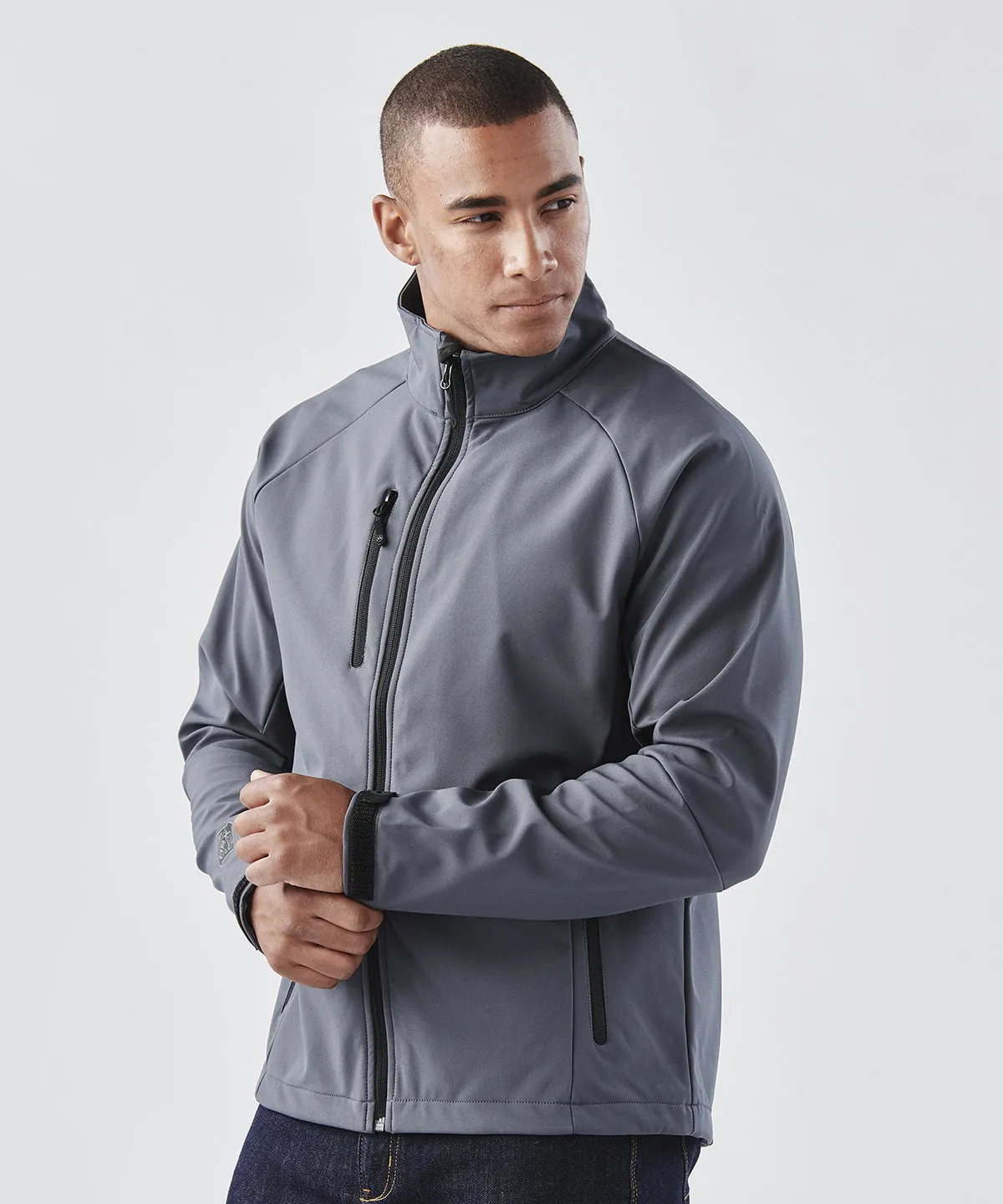 Navy - Lightweight sewn waterproof/breathable softshell