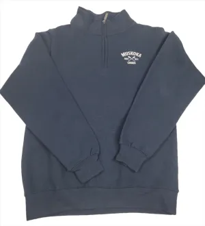 Navy Muskoka Quarter Zip With Paddles