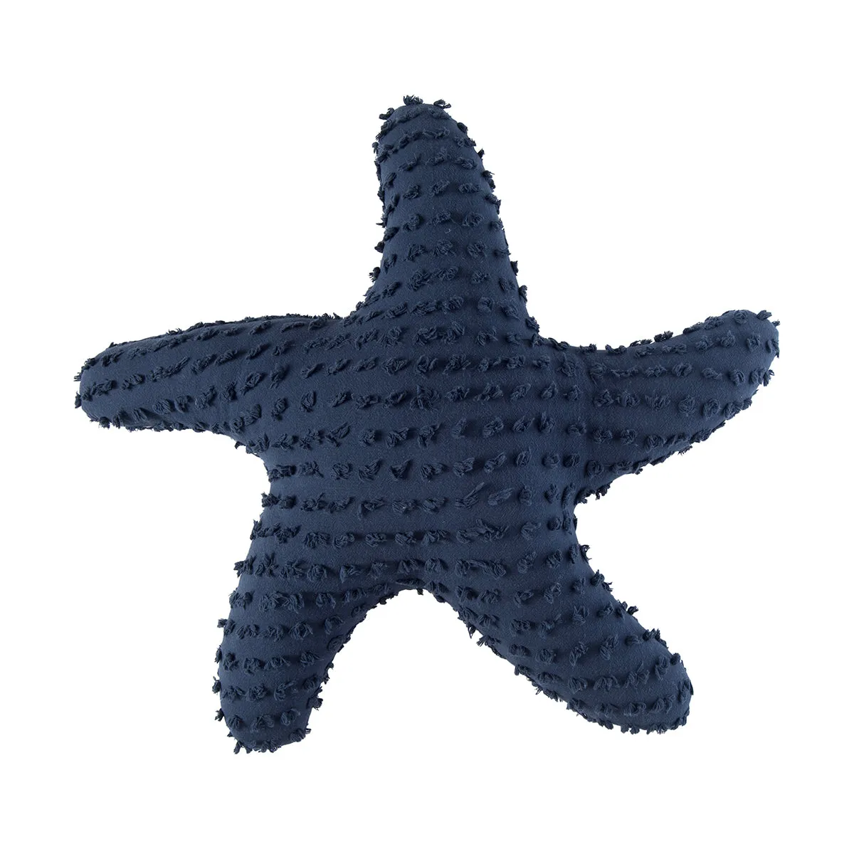 Navy Starfish Shaped Pillow