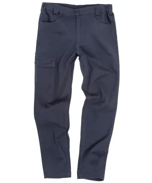 Navy - Super-stretch slim chino