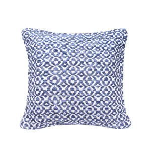 Navy Tri Color Geo Pillow