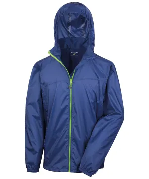 Navy/Lime - HDi quest lightweight stowable jacket