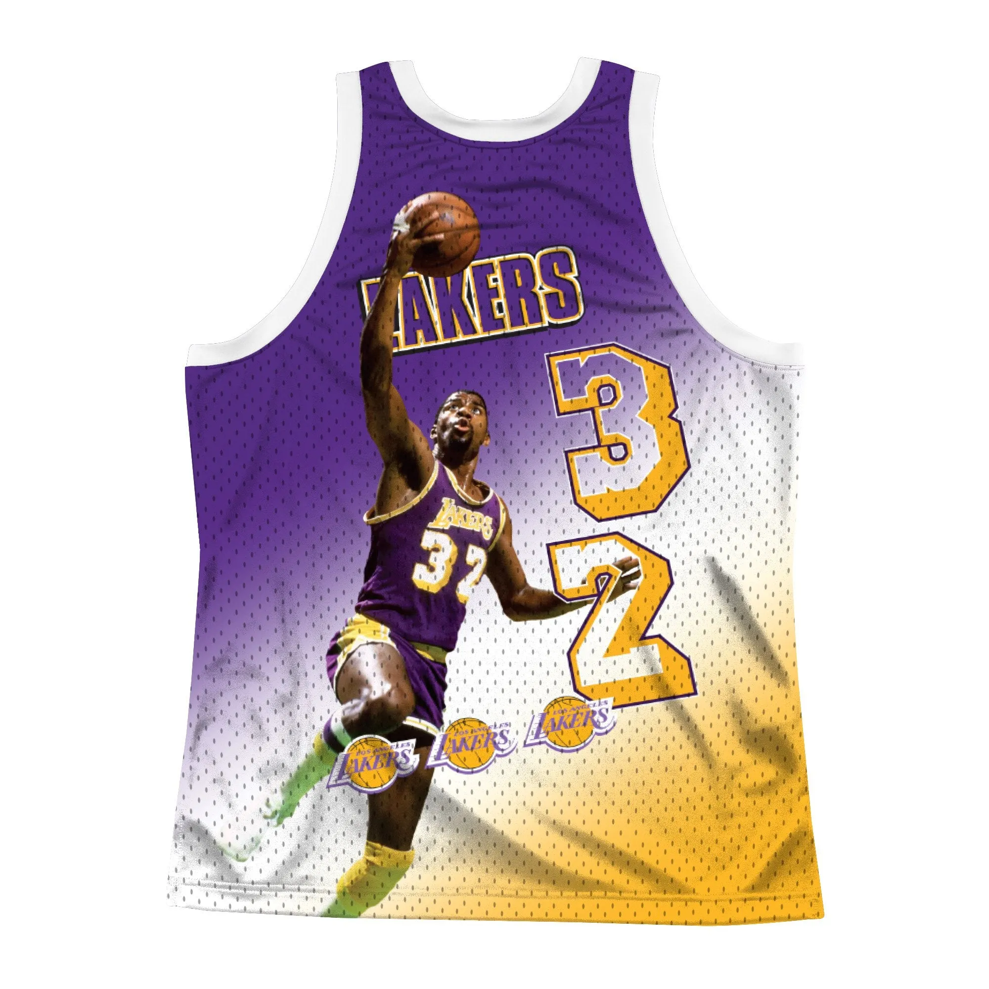 NBA Behind The Back Tank Los Angeles Lakers Magic Johnson