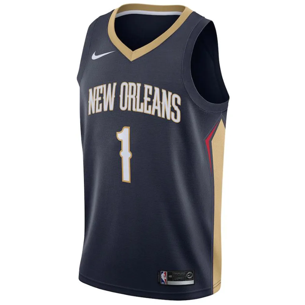 NBA New Orleans Pelicans Zion Williamson Nike Icon Swingman Jersey - Navy