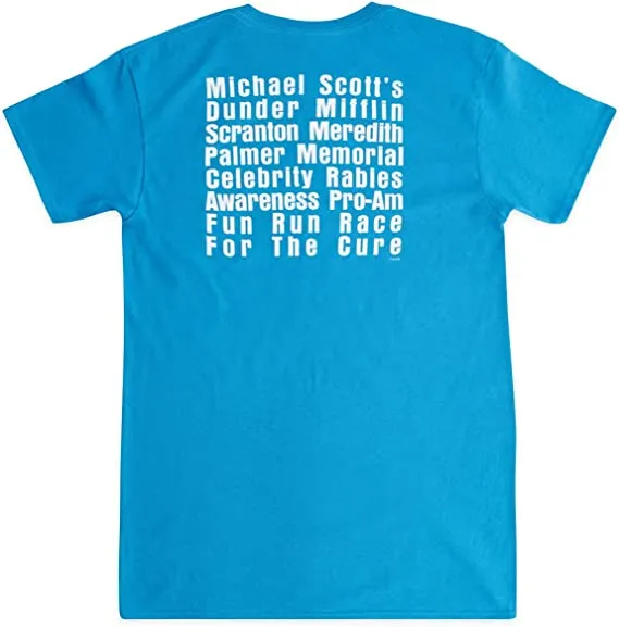 NBC The Office Support The Rabid Men's Short Sleeve T-Shirt, blue