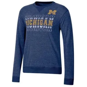 NCAA Michigan Wolverines Women's Crew Neck Fleece Sweatshirt - M