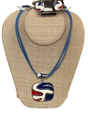 NE-221 Red White and Blue Medallion