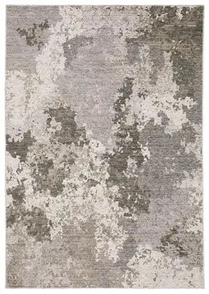 Nebulous 5091E Grey/Ivory Rug