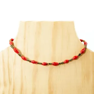 Necklace -  Cherry Pop Choker