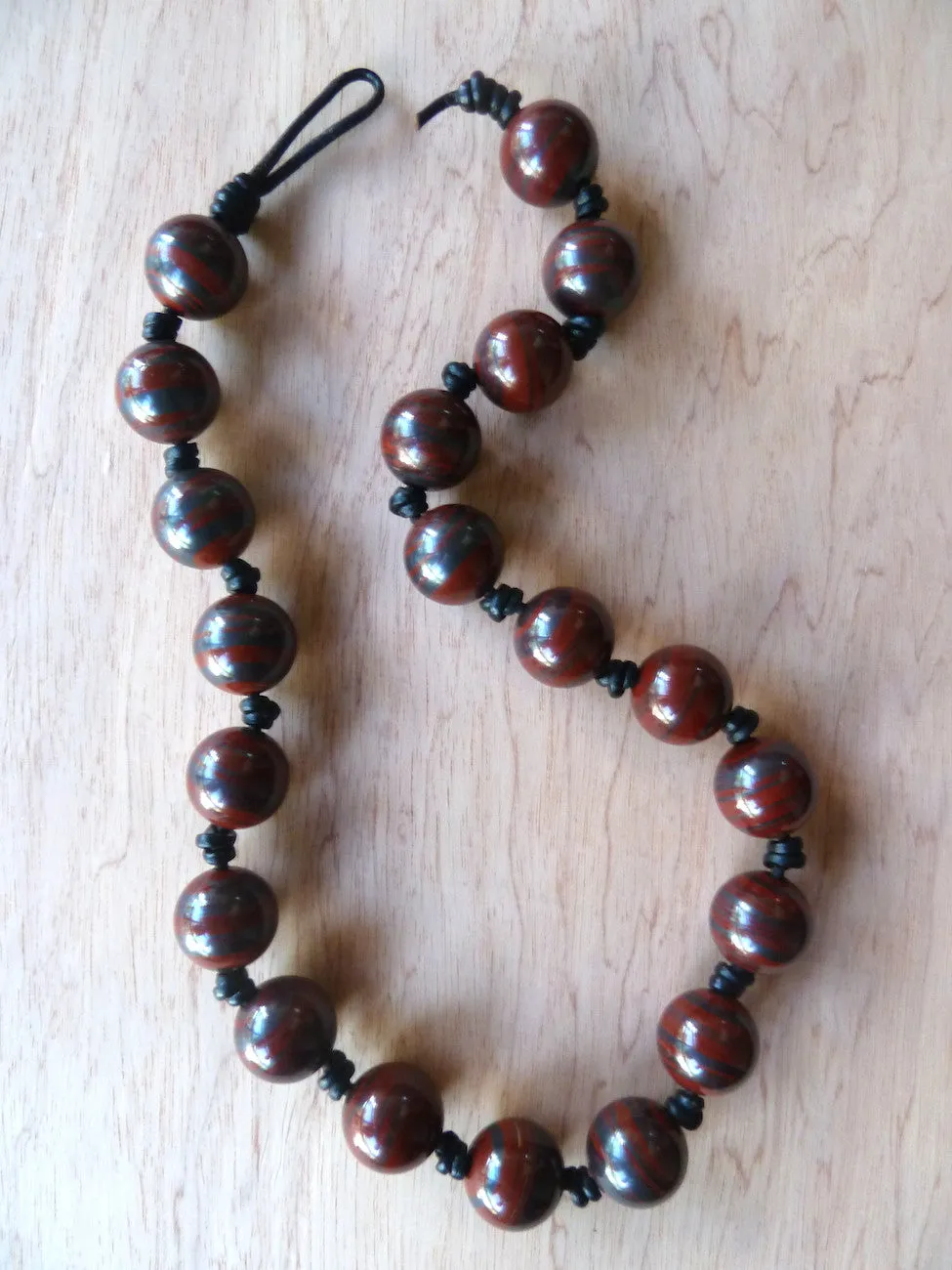 Necklace Iron Tigers Eye Choker