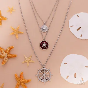 Necklaces Anchor Arrangement - Red N038