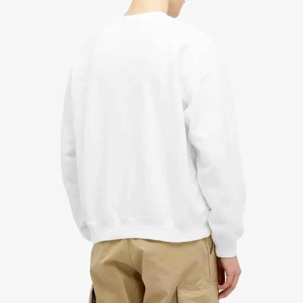 Neighborhood Logo sweatshirt, white