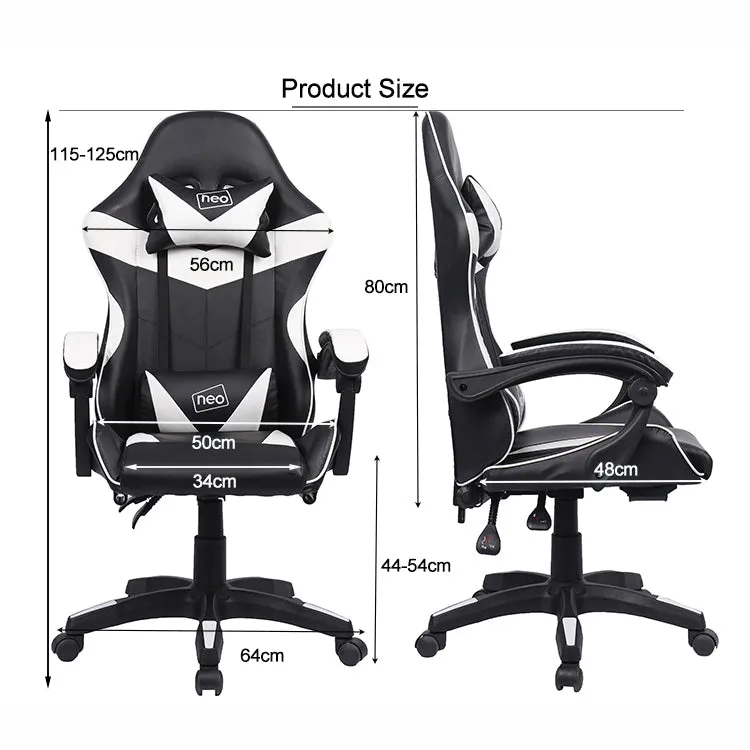 Neo Yellow Leather Recliner Computer Gaming Office Chair