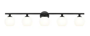 Neoma Five Light Vanity in Matte Black