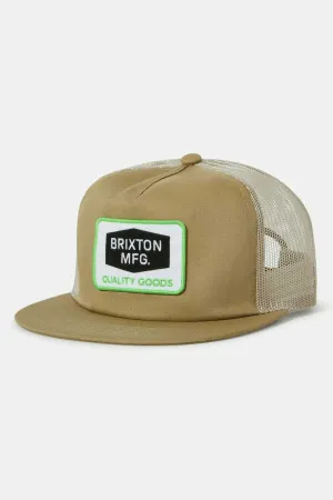 Neon Fallbrook Snapback - Khaki/Green/Khaki