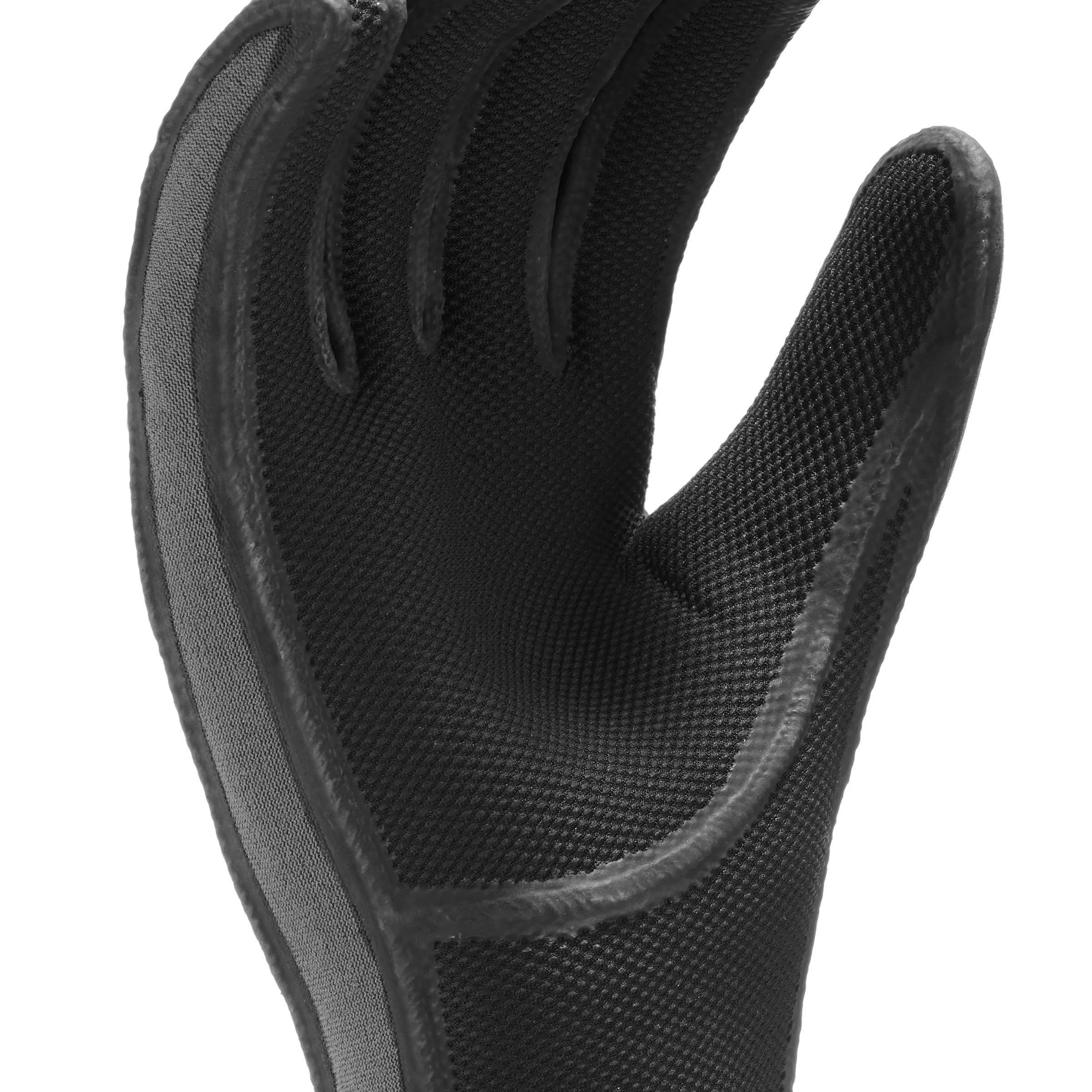 Neoprene Canyoning Gloves 500 3mm for Adults Gray SIMOND, Dark Gray