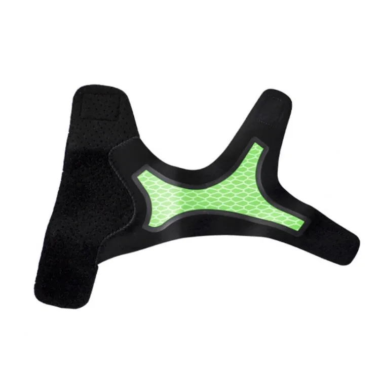 Neoprene Sports Ankle Support Ankle Compression Fixed Support Protective Strap, Specification: Right Foot (Green)