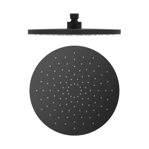 Nero ABS 250mm Round Shower Head Matte Black