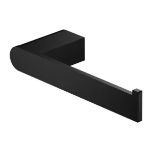 Nero Bianca Toilet Roll Holder Matte Black