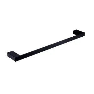 Nero Celia Single Towel Rail 600mm Matte Black