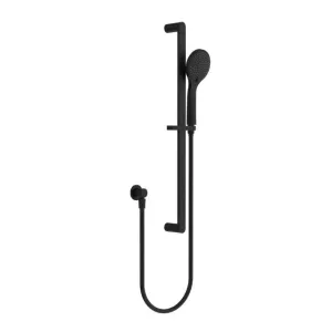 Nero Ecco Shower Rail With Air Shower Matte Black