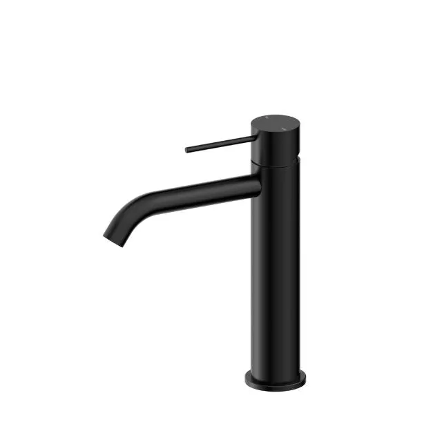 Nero Mecca Mid Tall Basin Mixer Matte Black