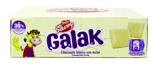 Nestle Savoy Galak Chocolate Blanco 12 Units of 30 gr