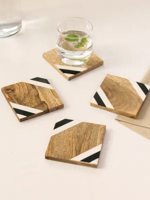 Netrani - Set Of 4 Coasters (Multicolor)