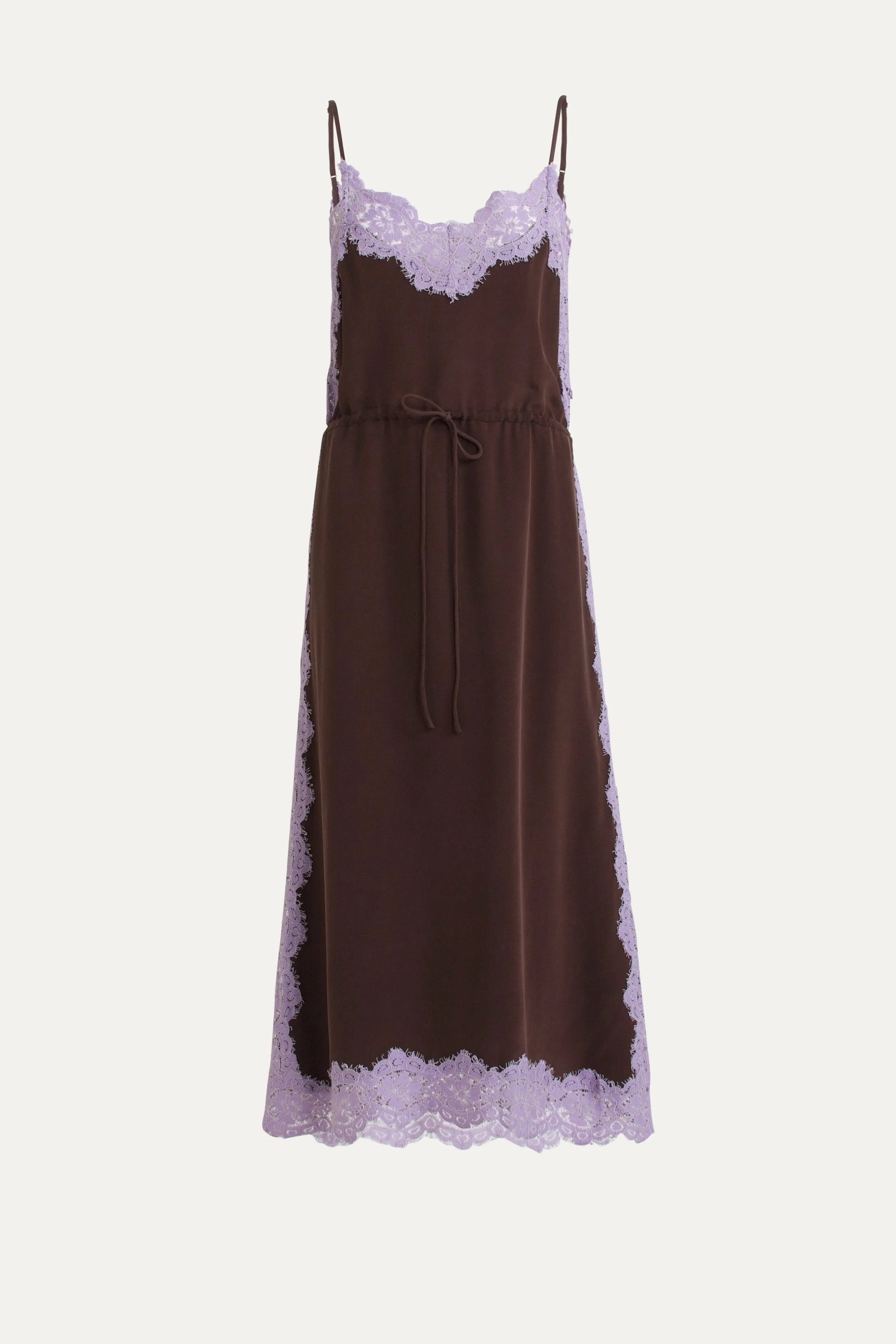 Nettie Silk & Lace Cami Dress