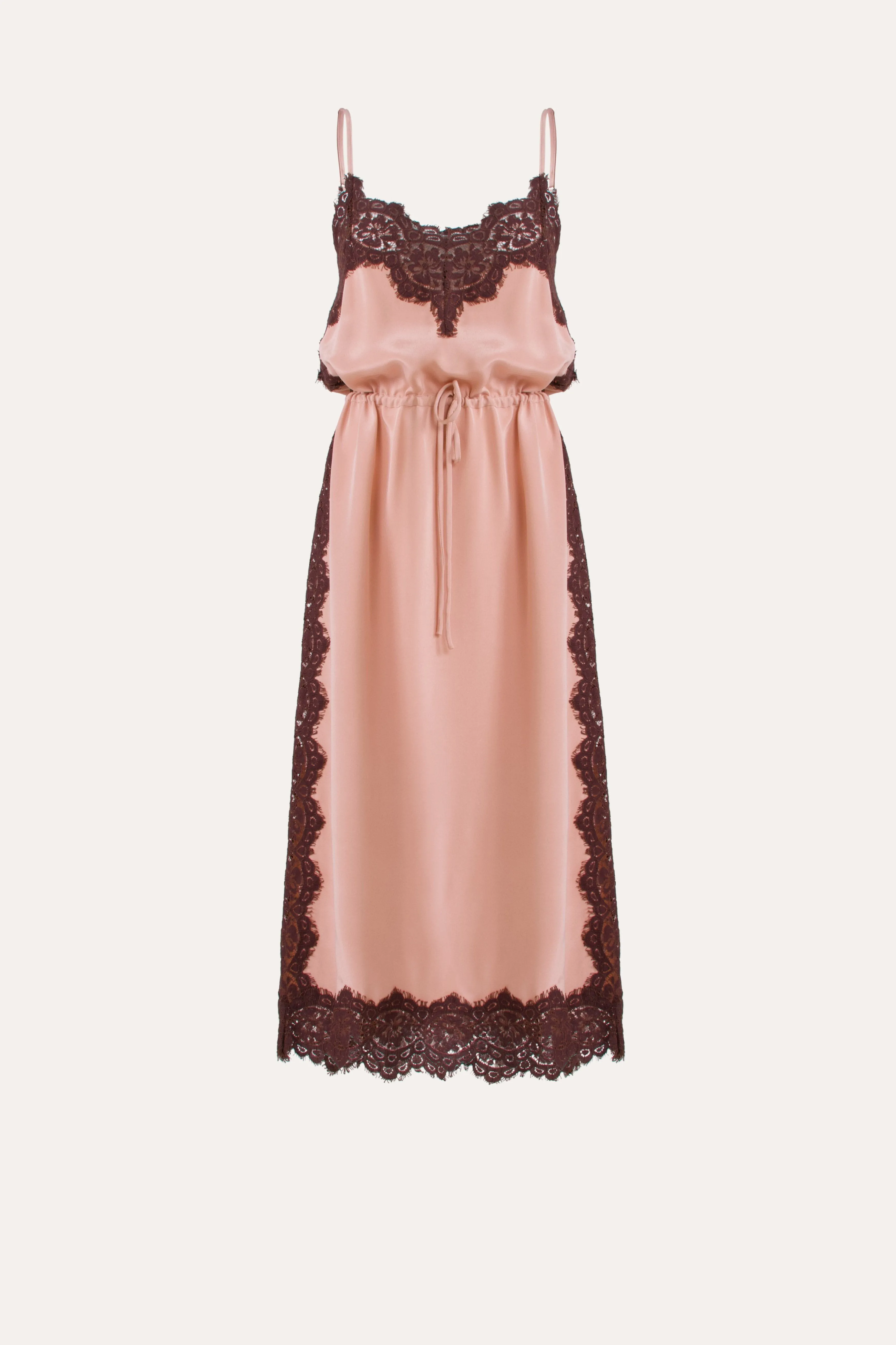 Nettie Silk & Lace Cami Dress