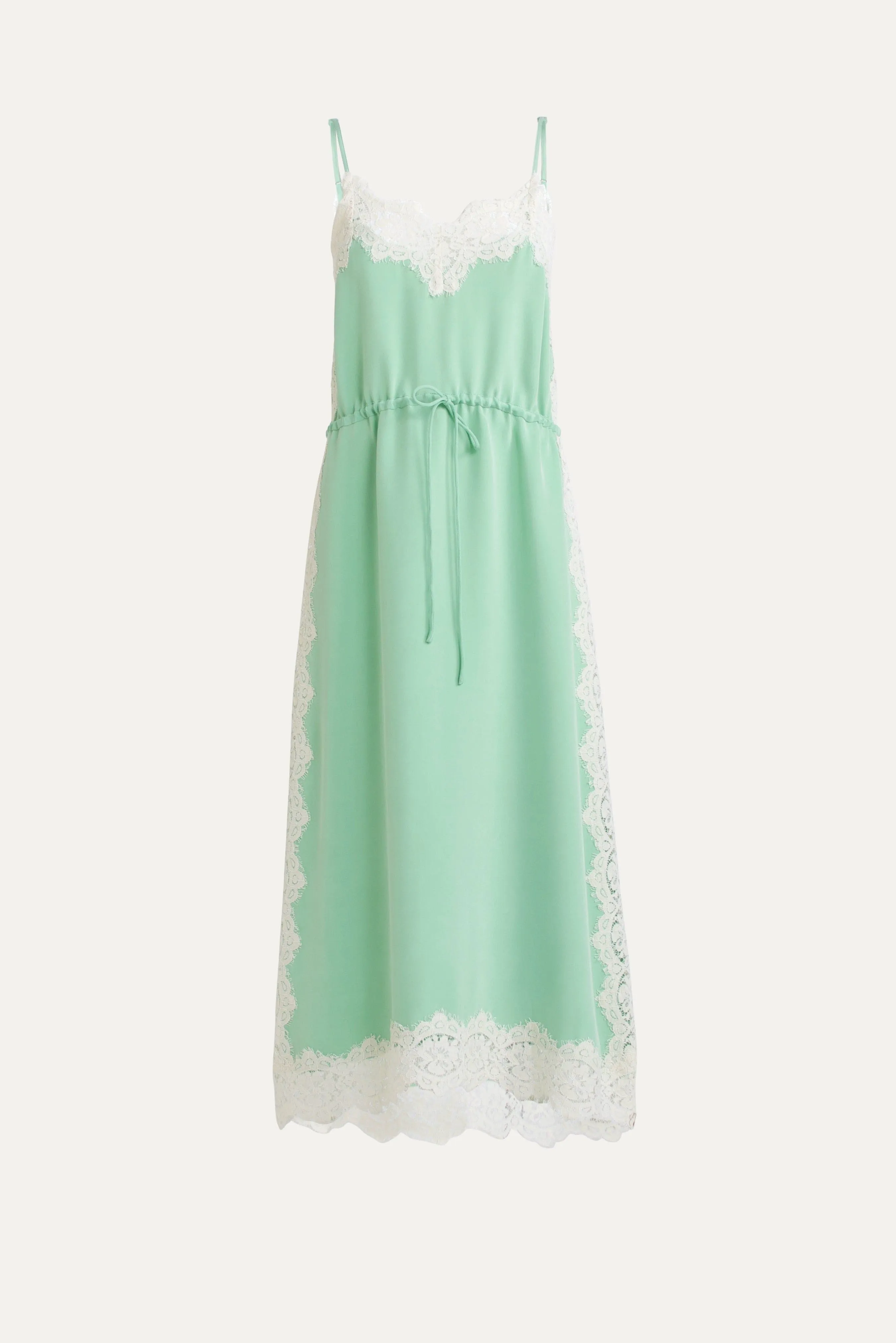 Nettie Silk & Lace Cami Dress