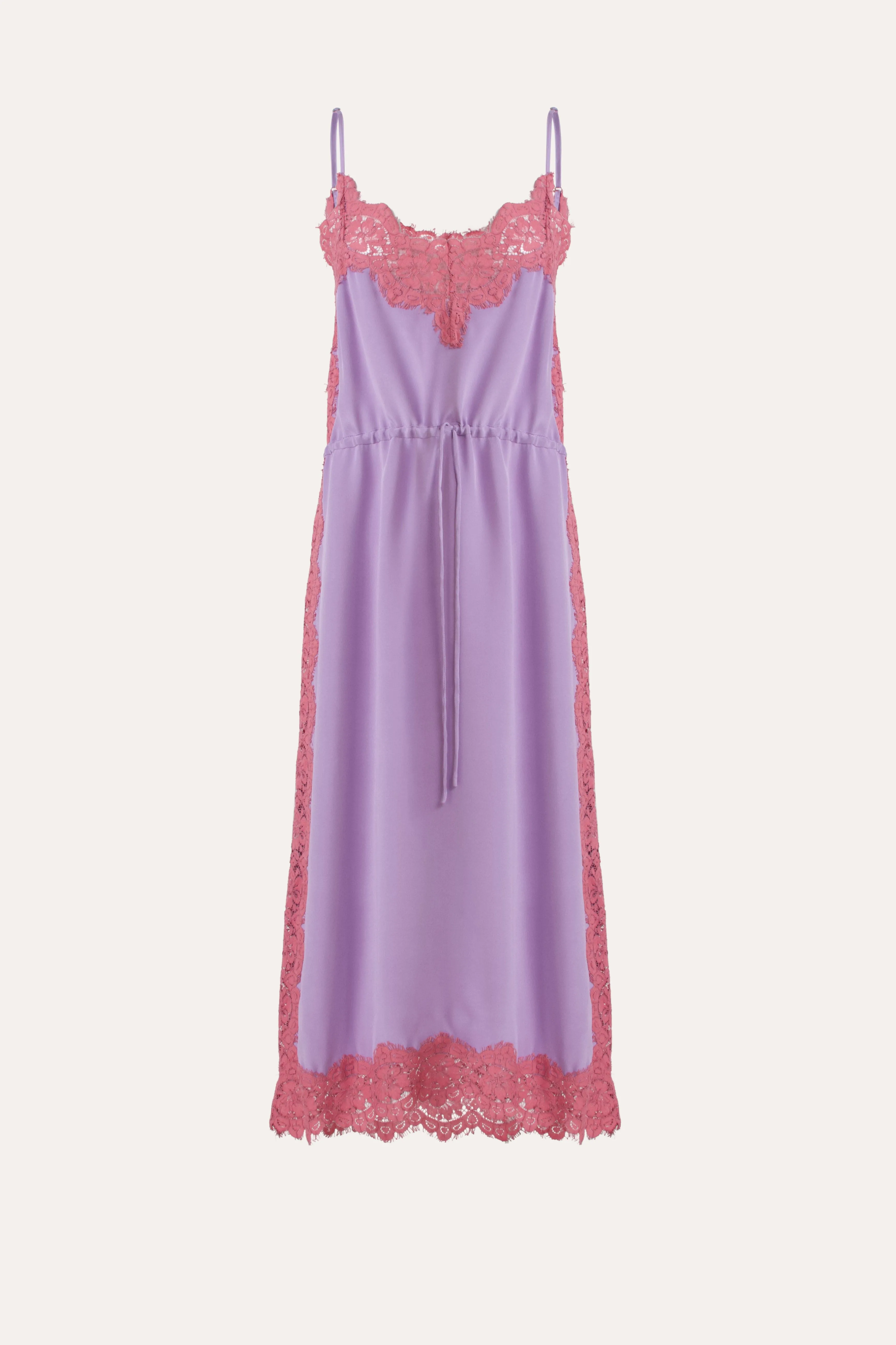 Nettie Silk & Lace Cami Dress