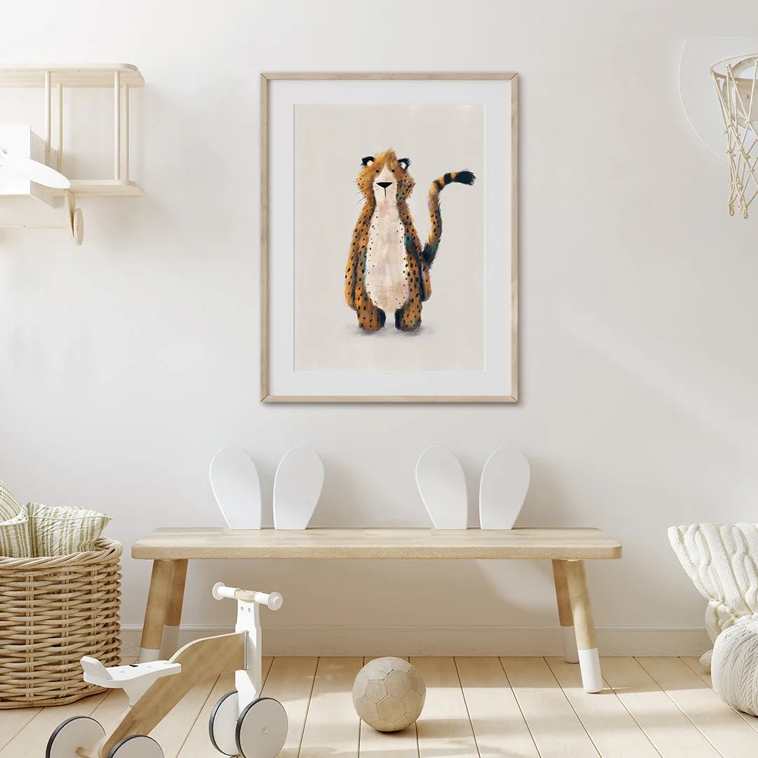 Neutral Jungle Safari Animal Nursery Prints Set Of 3