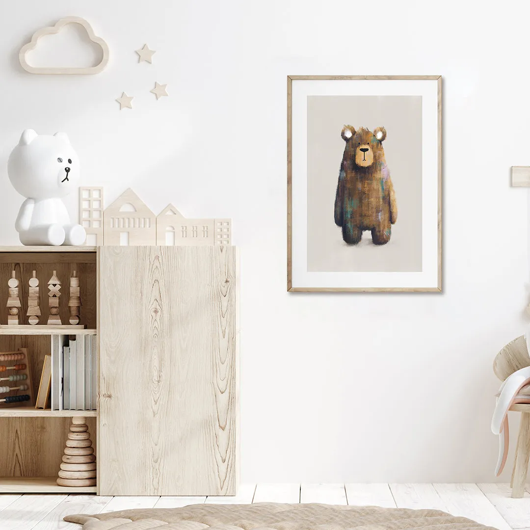 Neutral Woodland Nursery Prints Set Of 4