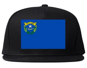 Nevada State Flag NV Chest Mens Snapback Hat