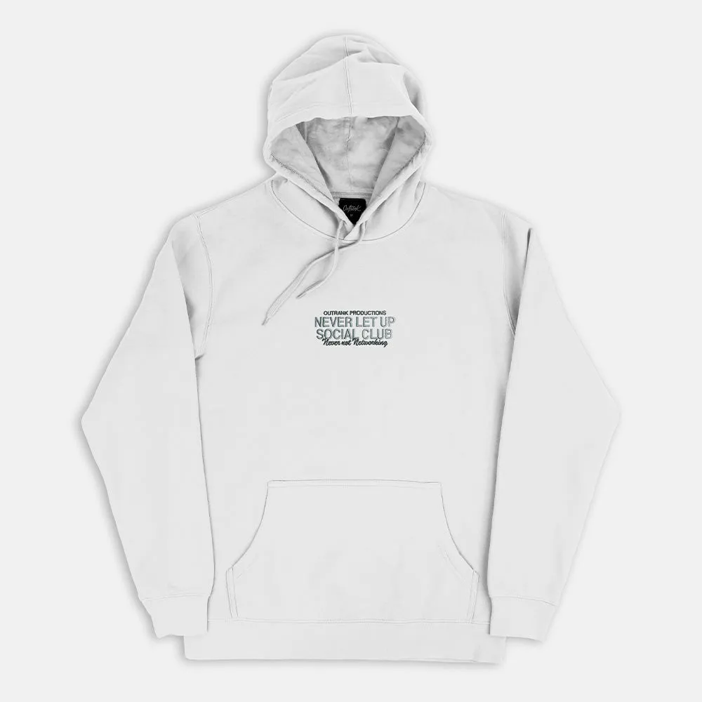 Never Let Up Embroidered Hoodie