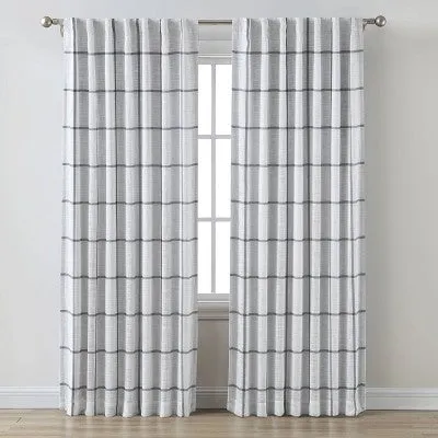 New - 1pc 50"x84" Blackout Window Curtain Panel Gray - Threshold