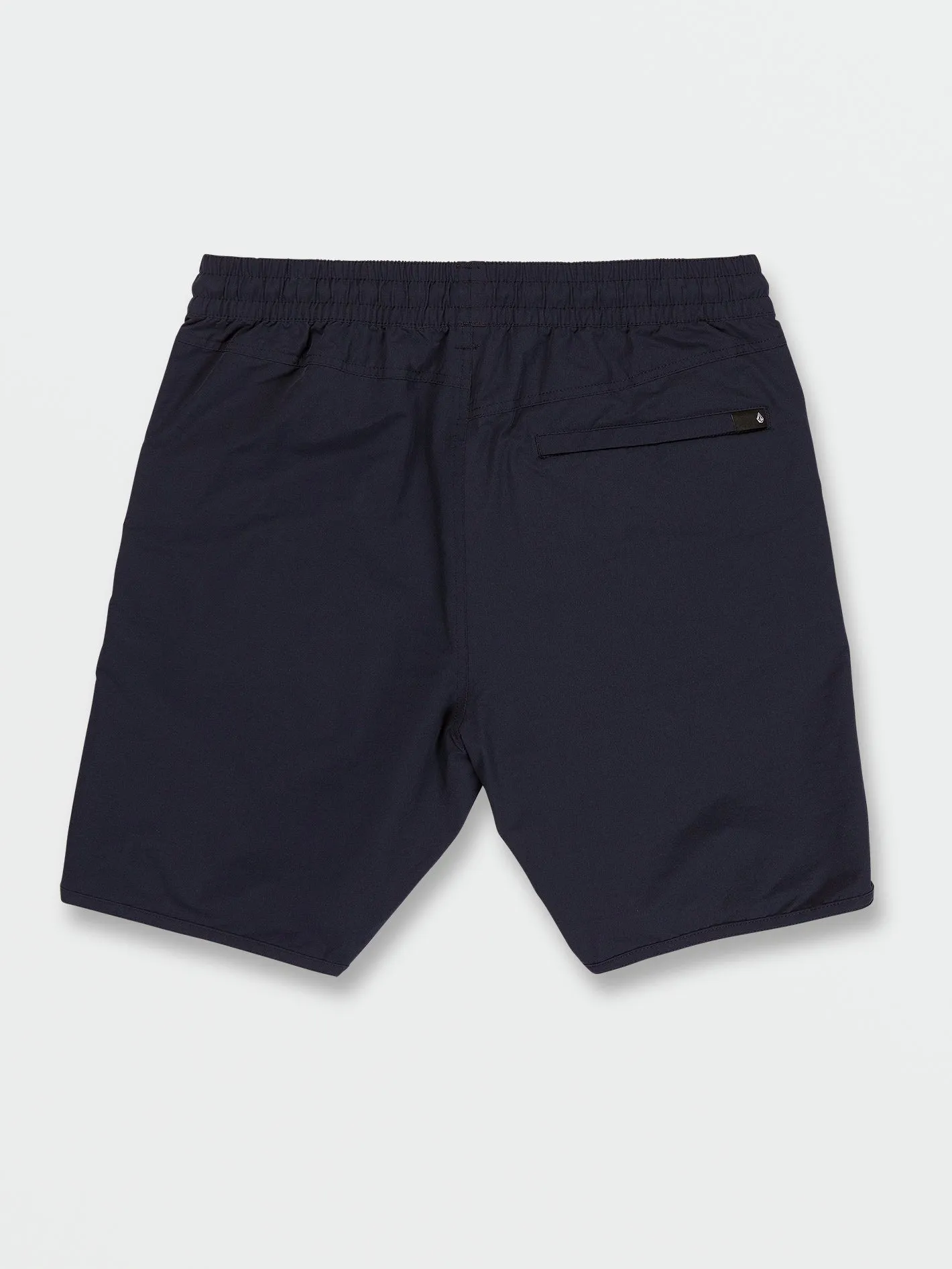 New Aged Stone Elastic Waist Shorts - Navy