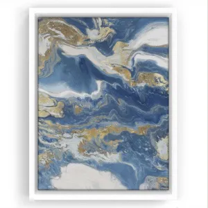 New - Americanflat - 16x24 Floating Canvas White - Fluid Memories I by PI Creative Art