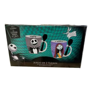 New Arrival Siglo 21 Set Taza Con Cuchara Jack Y Sally El Extraño Mundo De Jack