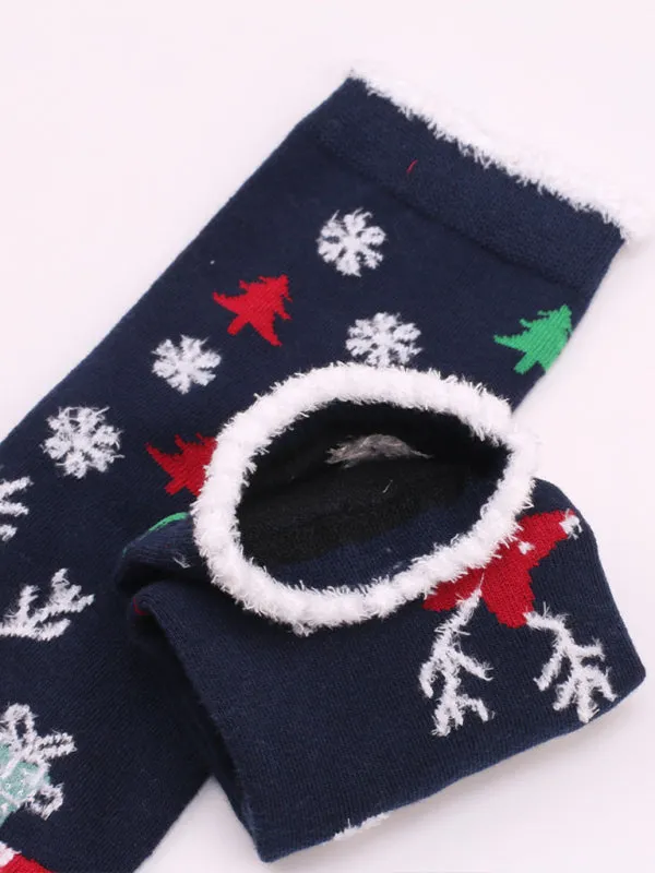 New autumn and winter woolen socks Christmas mid-calf socks Christmas socks